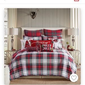 SPENCER PLAID QUILT LEVTEX HOME holiday collection